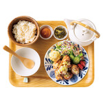 こめらく たっぷり野菜とお茶漬けと。 - 料理写真: