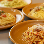 Pasta Alba shonan - 料理写真:パスタ数種類集合