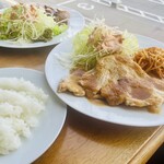 喫茶モンタナ - 料理写真:しょうが焼き（スープ•ライス付）