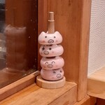 とんかつ ばんぶー - 定位置の角席（＾＾）