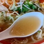 幸楽苑 - 塩スープ