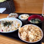 GOHAN-YA あたしんち - お任せランチ(お値段お任せ)。