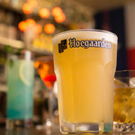 Hoegaarden White draft beer