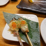 やきとり 歩乃ぼの - 牡蠣の炭火焼き