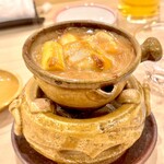 味ひろ - 土手鍋の葱もまた旨い♫ かわいい小鍋