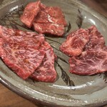 炭火焼肉 名玉 - 赤身のおまかせ3種