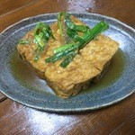喜多八  - 厚揚の煮込みです。