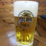 喜多八  - 生ビールです。