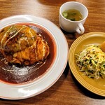 Kitchen On My Plate - 「オムハンバーグ」②