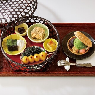 数量限定！和のアフタヌーンティー～紬の贅沢スイーツ食べ比べ～