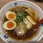 そらのいろNIPPON - 味玉醤油ラーメンに玄米麺