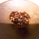 手打そば もり - 2009年12月：お酒をたのむとついてくる蕎麦味噌。