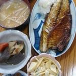 めぐみ - 鯖の塩焼きこの日は本当はカツカレーの日だったのですが…　800円＾＾