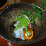 きらく懐石割烹 - お造り、みな地物だとか