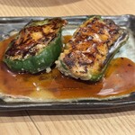 刻刻刻刻坐 - ピーマン肉詰め