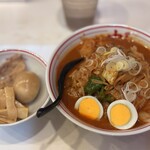 蒙古タンメン中本 - 五目味噌タンメンとメチャアジ