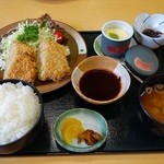 つつじ亭 - えだまメンチ定食