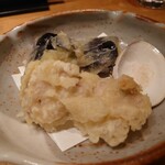 はまぐり料理 利他 - 追加蛤を天麩羅で