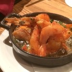 黒毛和牛一頭買い肉バル デルソーレ - 天使の海老～☆うまうま