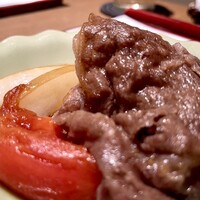 三田ばさら 本店 - 名物トマトすき焼き