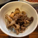 ラーメン龍の家 - もつ(単品)150円。忘れられていた。これもカリカリ
