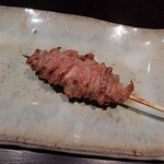 焼鳥 行雲 - ぎんがわ（砂ズリの周り）