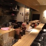 本町製麺所 本店 - 逆L字型カウンター