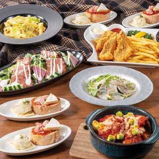 セレクトビール等飲み放題で楽しむ充実のコース料理付き飲み放題