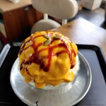 青山商店 - かぼちゃかき氷