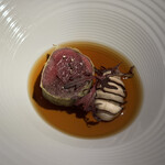 銀座 レカン - 「本州鹿」
      鳥取県産鹿肉のポトフ
      原木椎茸のニョッキと共に