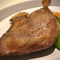 Cuisine Franco-japonaise Matsushima - お肉のメイン、鴨もも肉のコンフィ