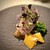 Cuisine Franco-japonaise Matsushima - 料理写真:前菜、昆布締めの鯛に菜の花新じゃがのサラダ柑橘