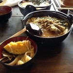 甲州ほうとう小作 石和駅前通り店 - かぼちゃが大きい