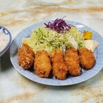 お食事 まるやま - カキフライ定食