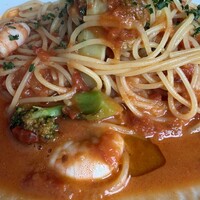 fish&wine BLUE OCEAN GRILL - 小エビとブロッコリーのビスククリーム