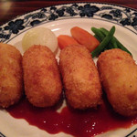 一養軒 - 海老のコロッキー。えもいわれぬ滋味。