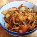 岩正 - 天南丼＋あんかけうどん