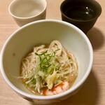 酒亭 ぷくぷく - 海老出汁の冷製半田そうめん
