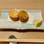 酒亭 ぷくぷく - 海老真丈の東寺揚げ