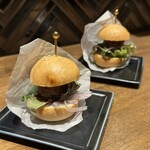 MEAT＆GRILL MARCO - 和牛マカロンバーガー