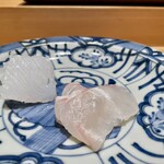 鮨処 やまと - アオリイカとヒラメ