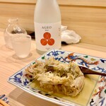 味ひろ - さいたま上尾　AGEO SNOW 純米 無濾過生原酒　ほんのり甘い薄濁りで美味しい酒