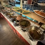 バナナリーフ - ビュッフェコーナー