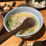 焼鳥 一灯 - 鶏白湯ラーメン（ハーフ）
