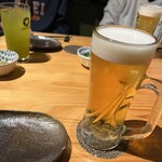 焼鳥 一灯 - 生ビール