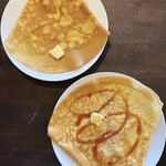 saredo Kafe & Dining Kyoto Ten - (Top) Honey Butter
                      (Bottom) Black Syrup with Soybean Flour
                      My friend took this photo! (*´︶`*)♡ Thanks!