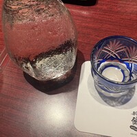新宿うな鐵 はなれ - 自分でグラスを選んで飲みます、切子