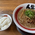 徳島ラーメン人生 - お子様・レディースミニ徳島ラーメン（税込780円）