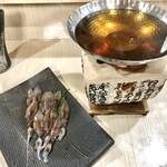 旬菜和味 - ホタルイカしゃぶしゃぶ