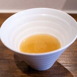 中華ダイニング 一途一心 - 2025.3 北京ダックの後料理スープ